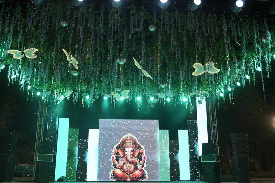 Sangeet Setup Area
