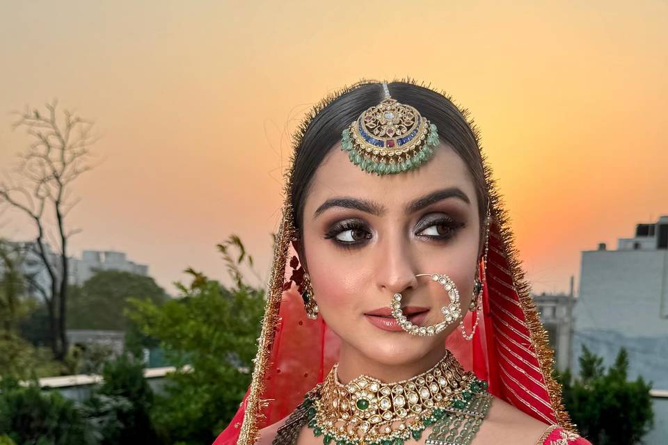 Bridal look