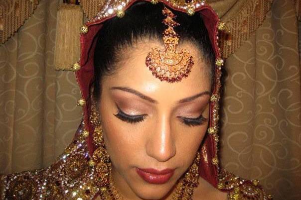 Bridal makeup