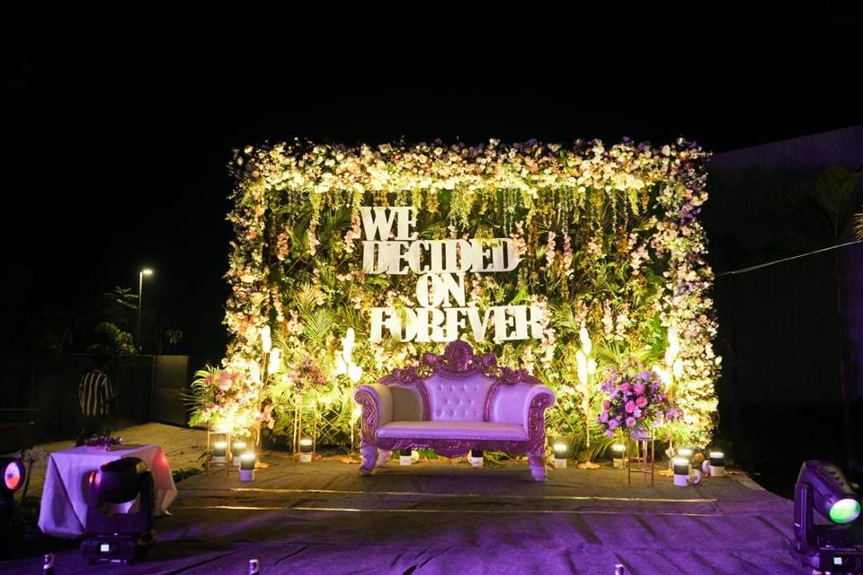 Bride & Groom Sitting