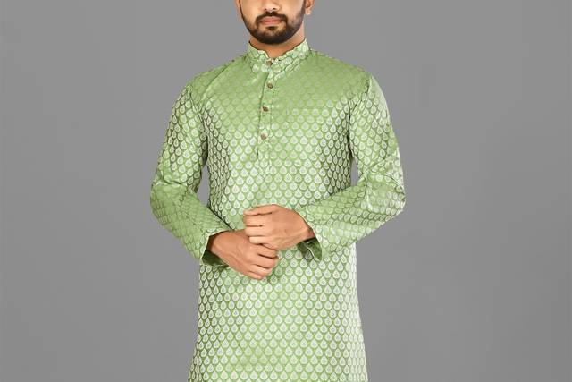Heavy Jaquard Silk Kurta