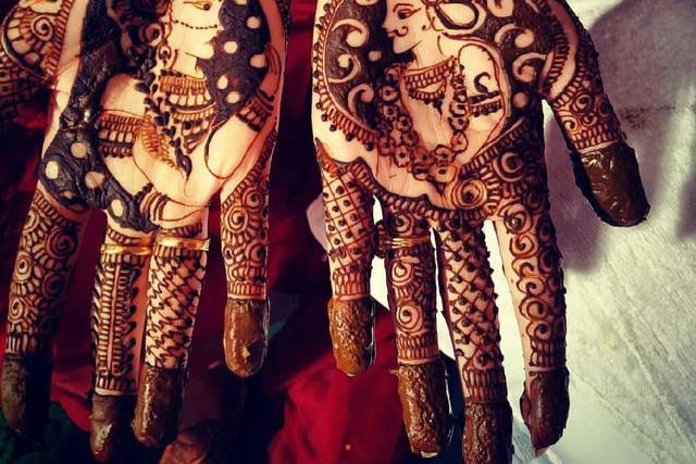 S H I V A N I ✨ #mehndi #henna #mehndidesign #hennaart #hennaartist #m... |  TikTok