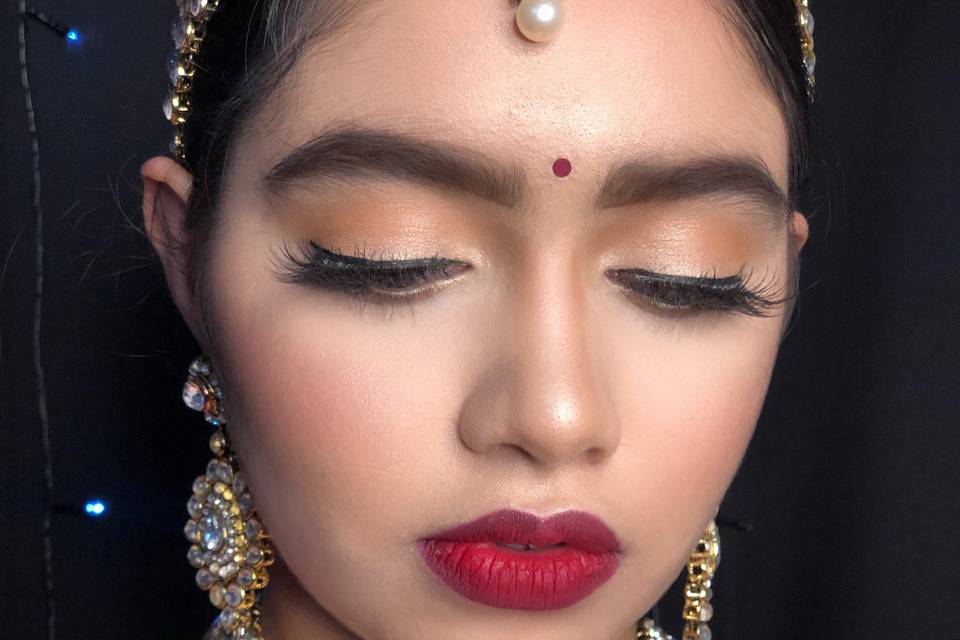 Soft bridal look