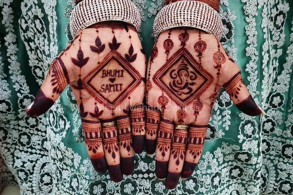 Engagement mehndi