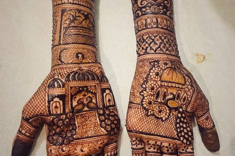 Bridal mehndi design