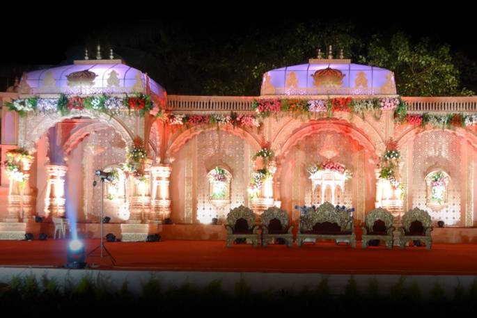 Decoration of weddings