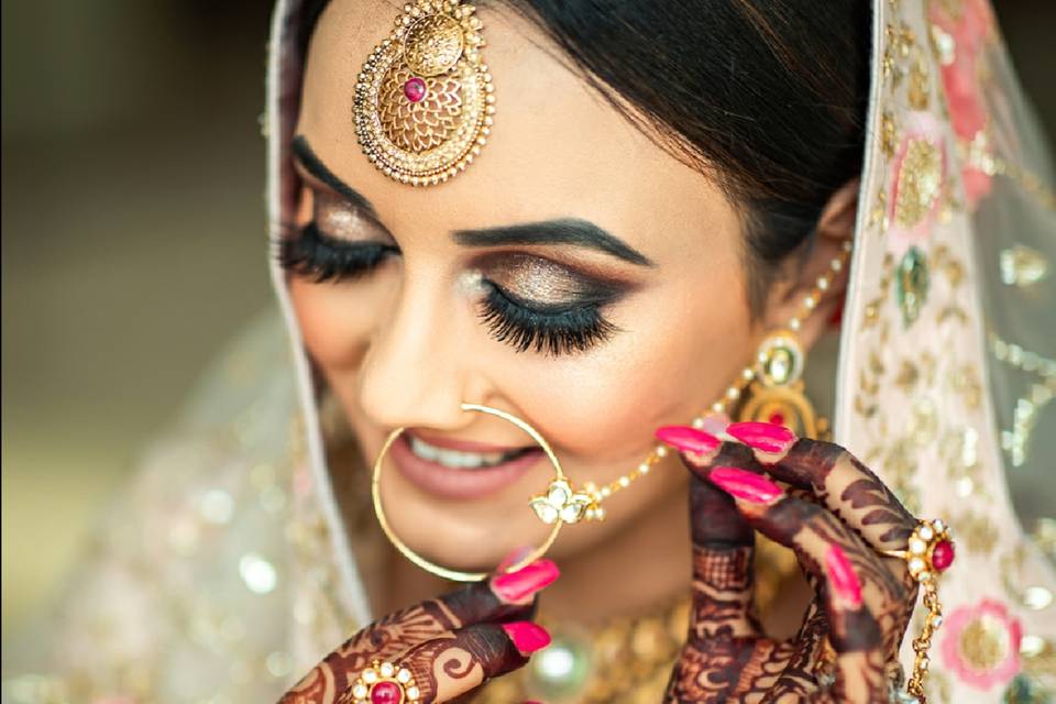 Bridal makeup