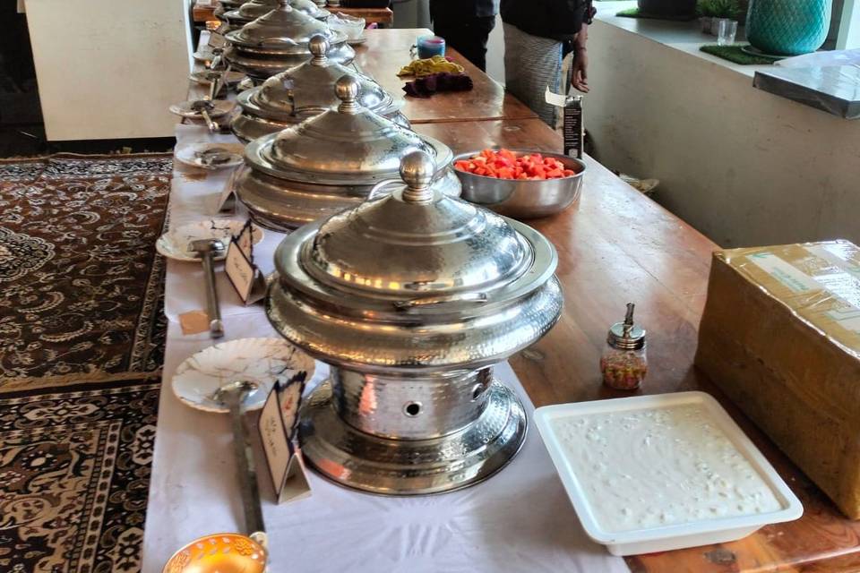 Catering setup