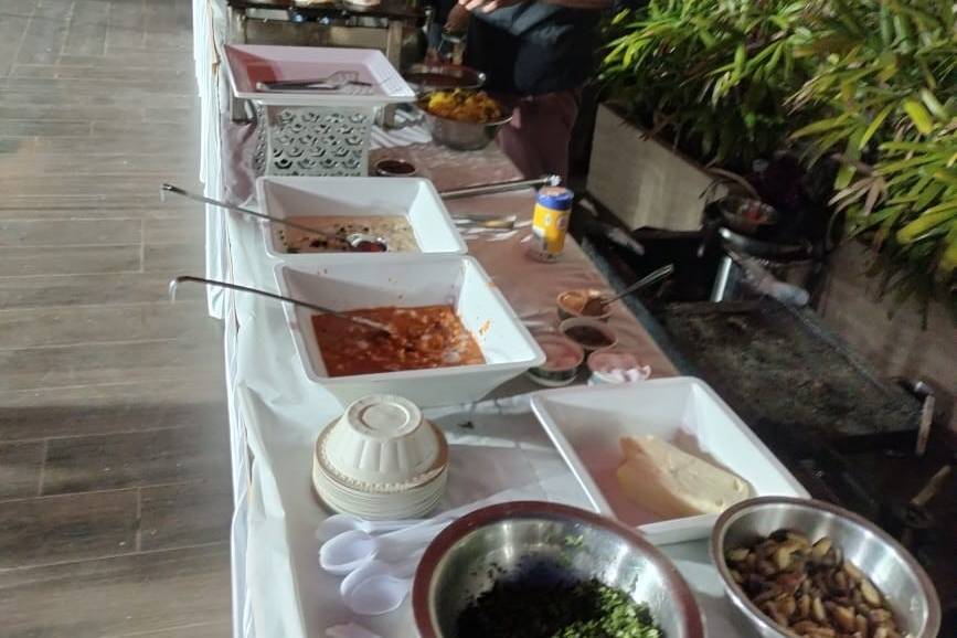 Catering setup