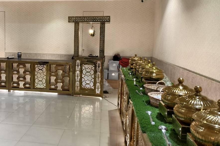 Catering setup