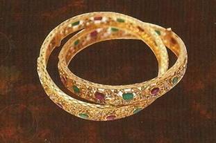 Gold bangles