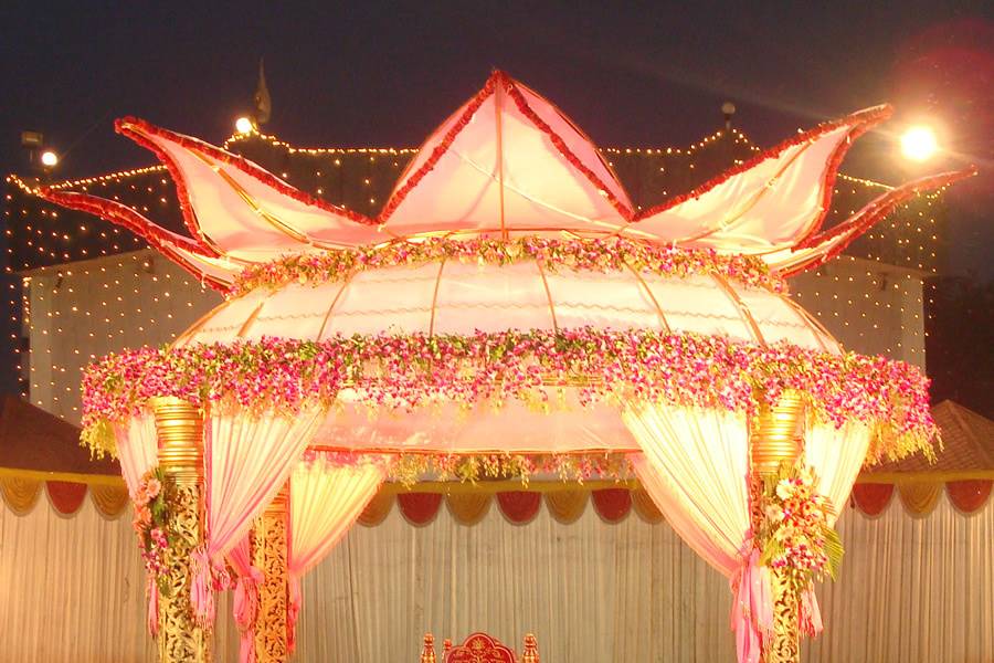 Traditional Mandap Setup