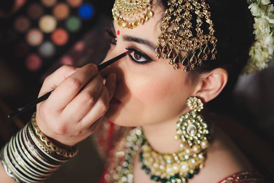 Bridal makeup