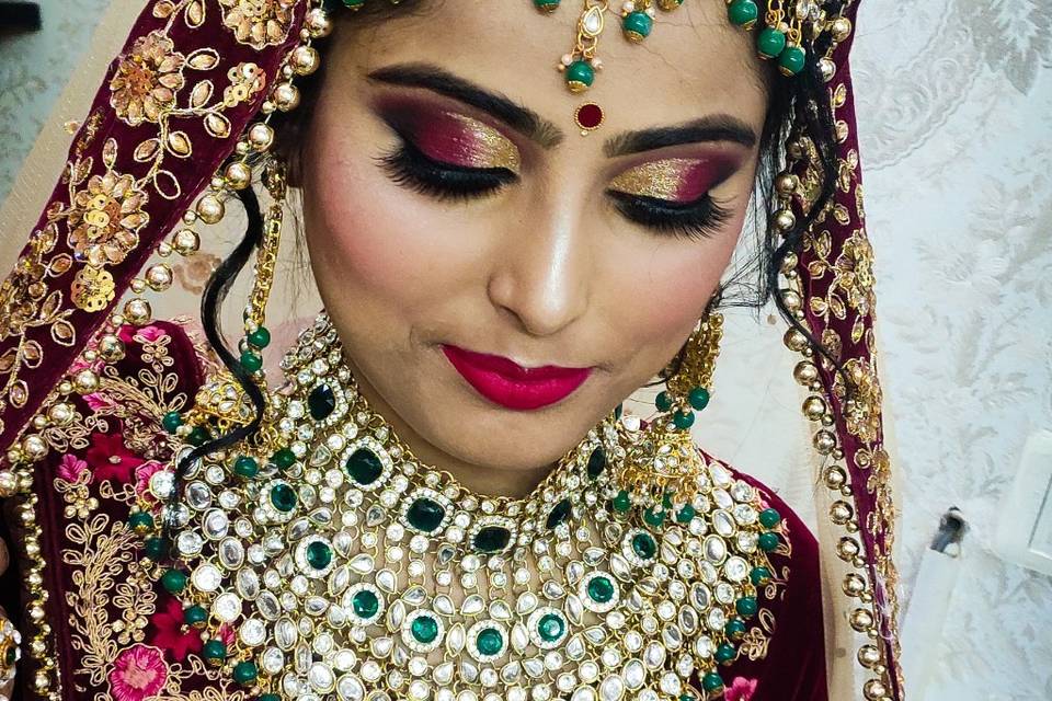 Bridal makeup