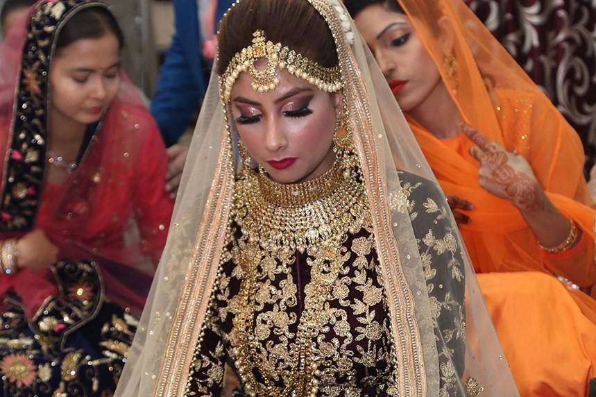 Bridal makeup