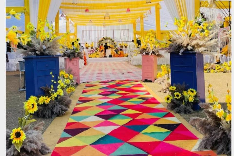 Haldi decor