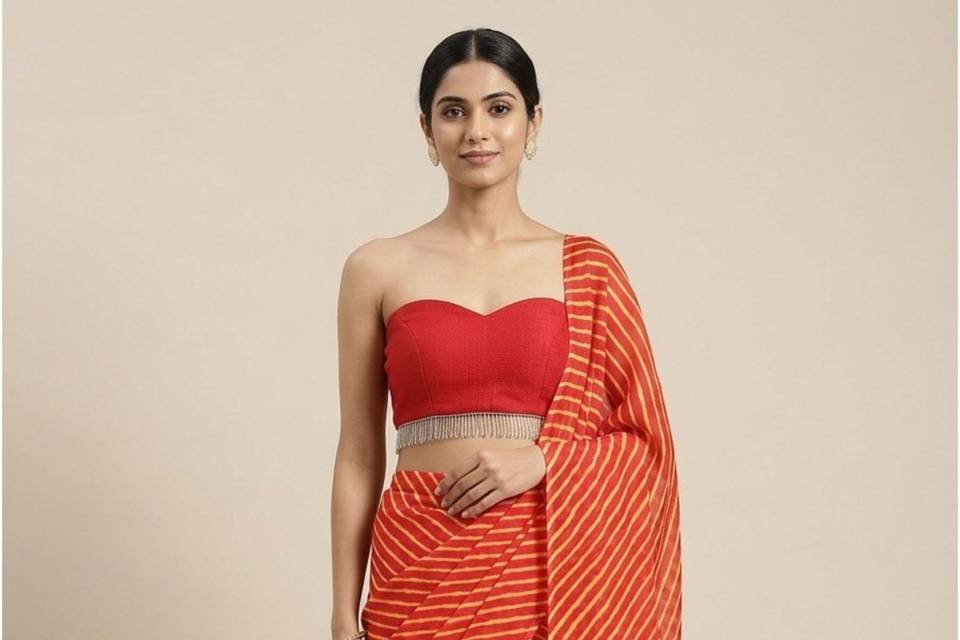 Leheriya Saree