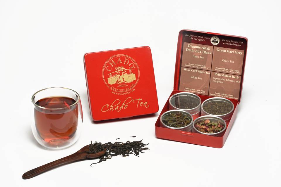 4-can tea gift box