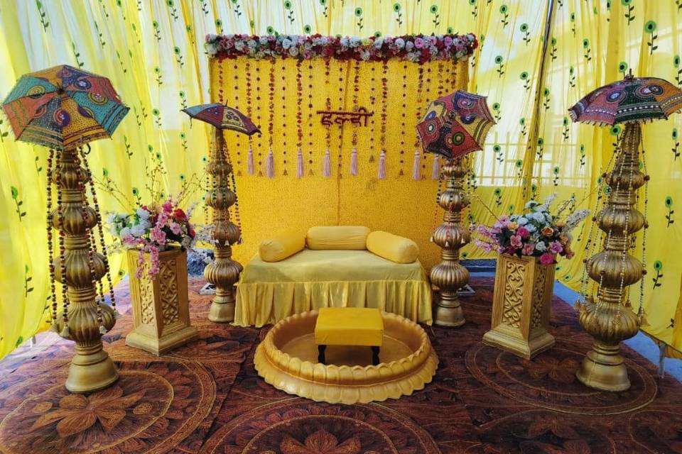 Haldi decor