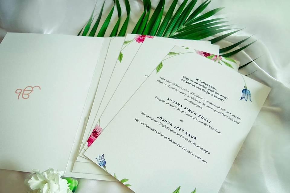 Pastels & Floral Invite