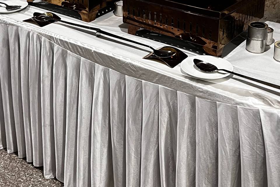 Catering setup