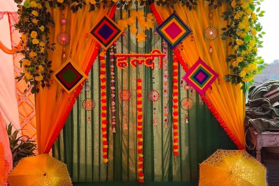 Haldi decoration