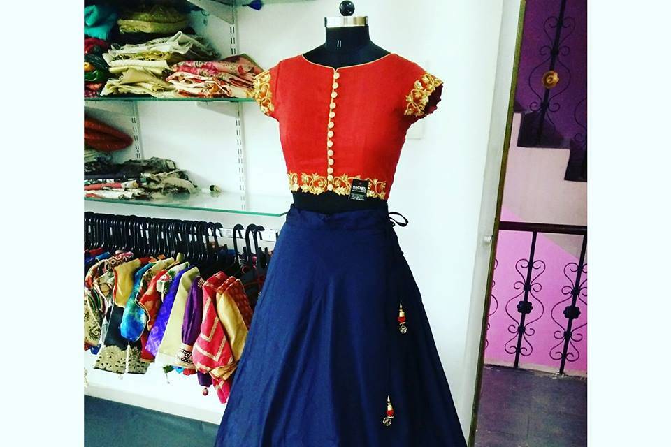 Indo Western Designer Croptop