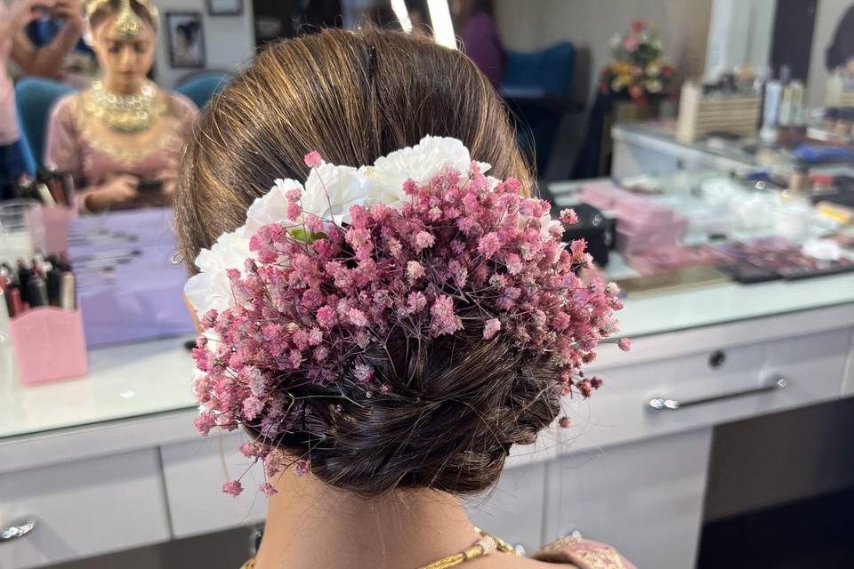 Bridal bun