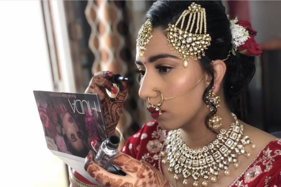 Bridal makeup