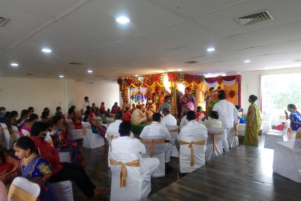 Marriage in hall