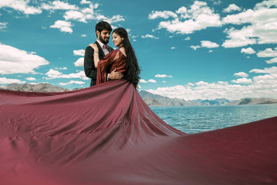 Pre-wedding shoot (Pangong))