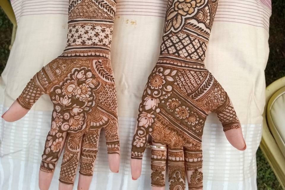 Bridal mehendi