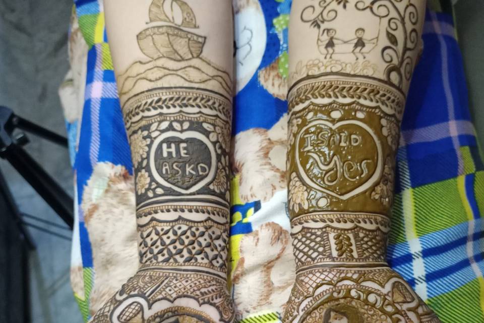 Engagement special mehndi