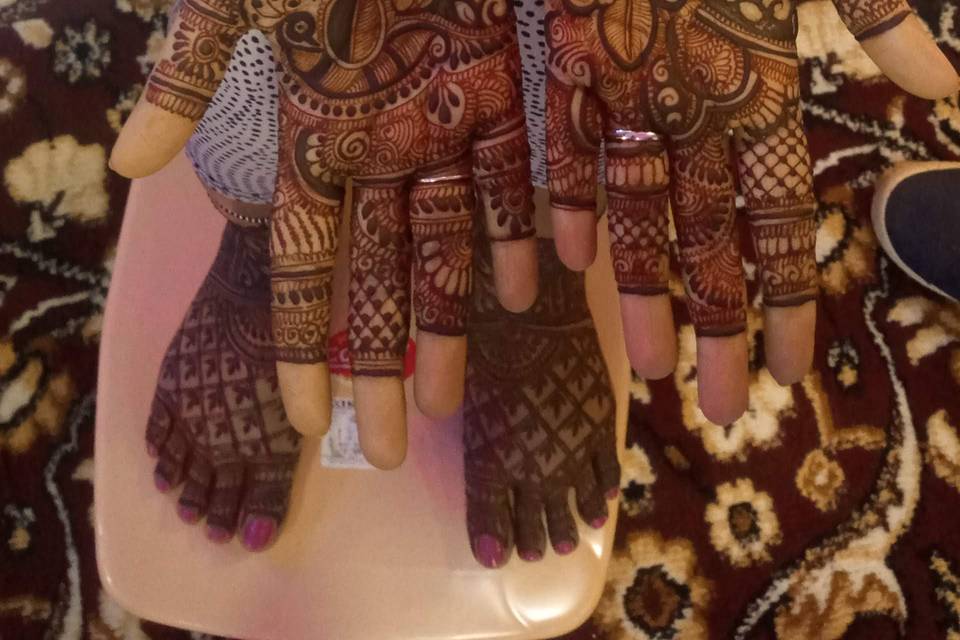 Bridal mehendi