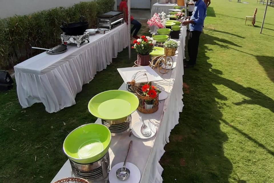 Catering setup