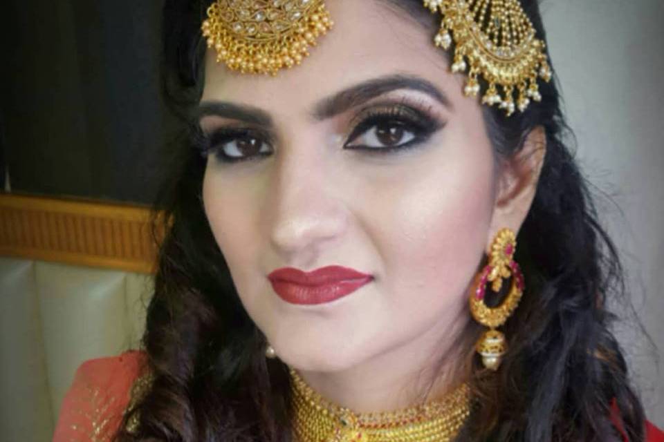 Bridal makeup