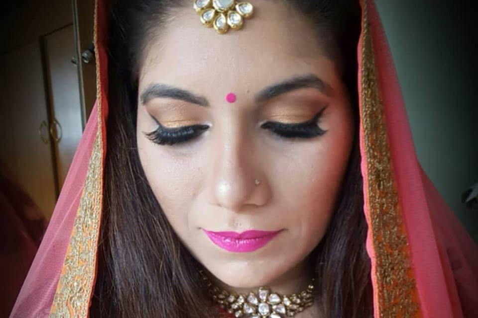 Bridal makeup