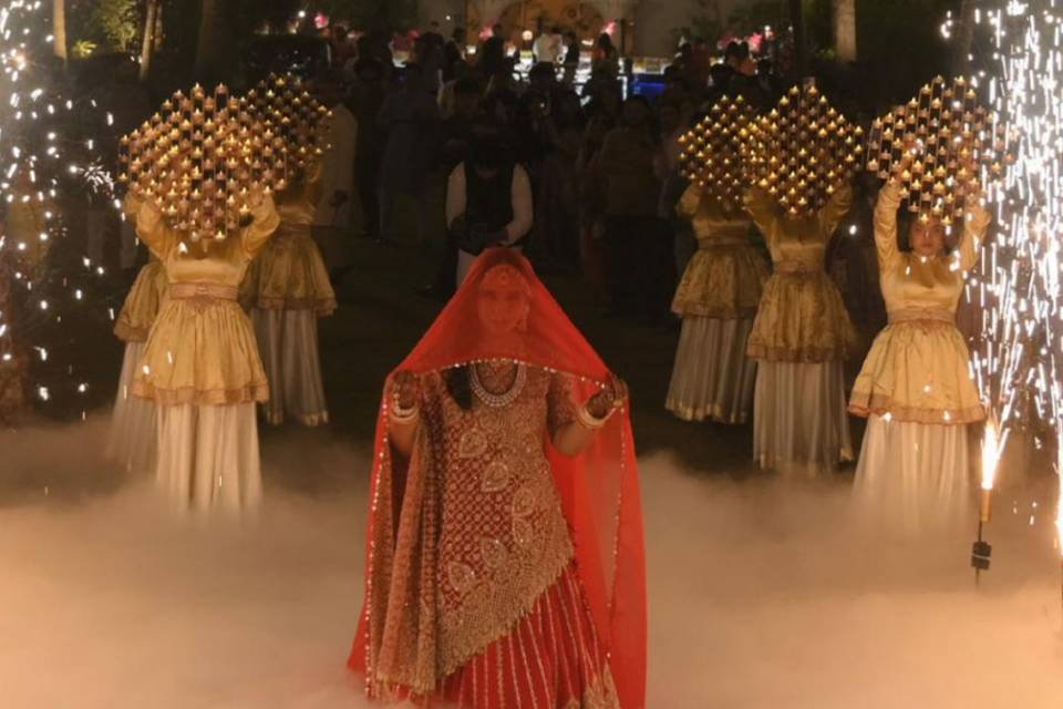 Bride entry dance