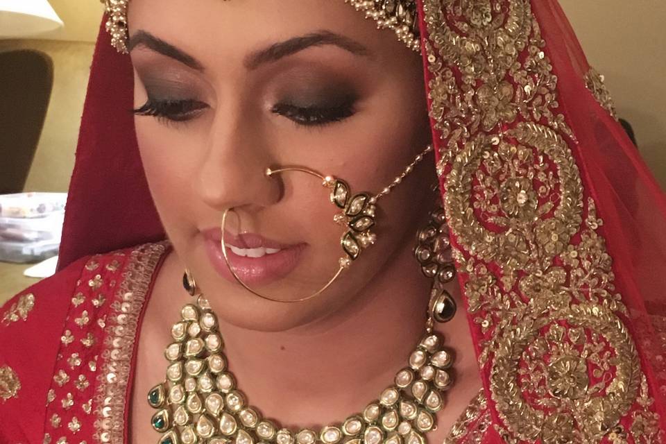 Bridal makeup