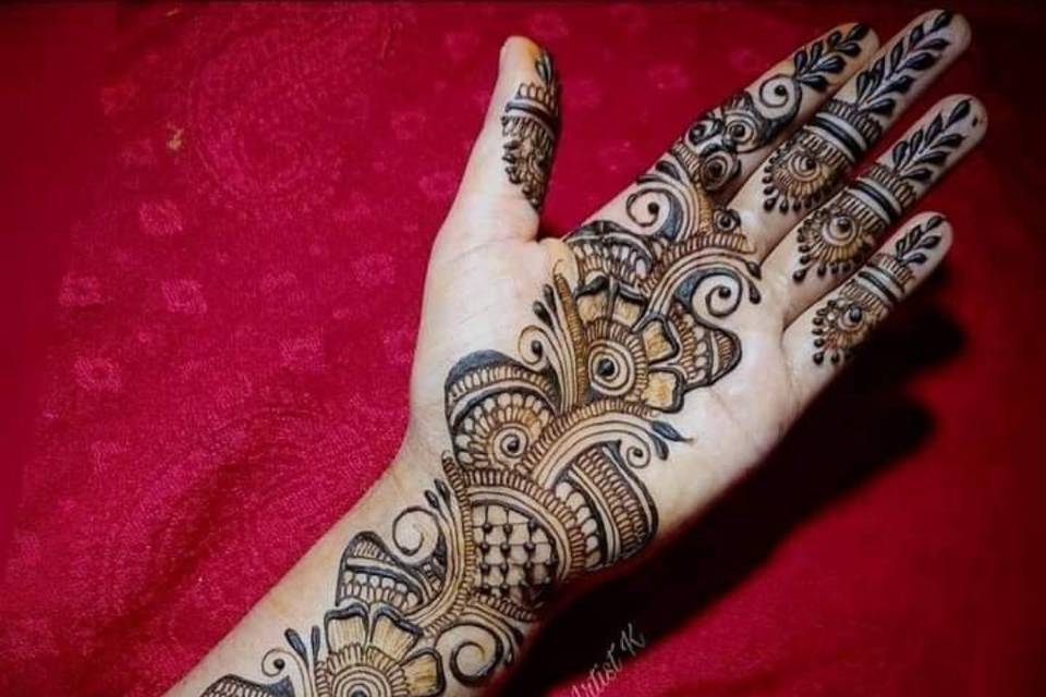 Bail mehndi designs