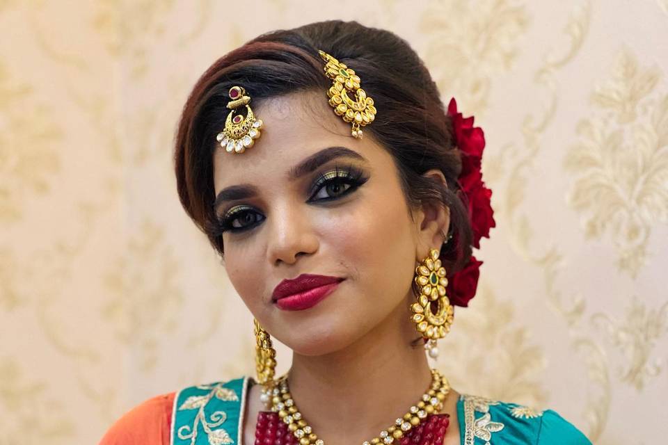 Bridal makeup