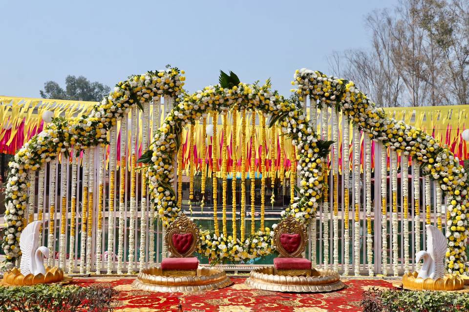 Haldi stage