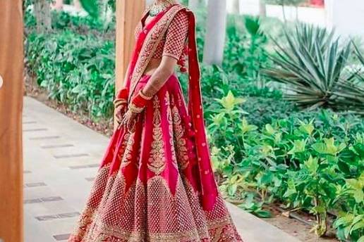 Best Bridal Lehengas In Hyderabad | Ghagras For Rent In Hyderabad