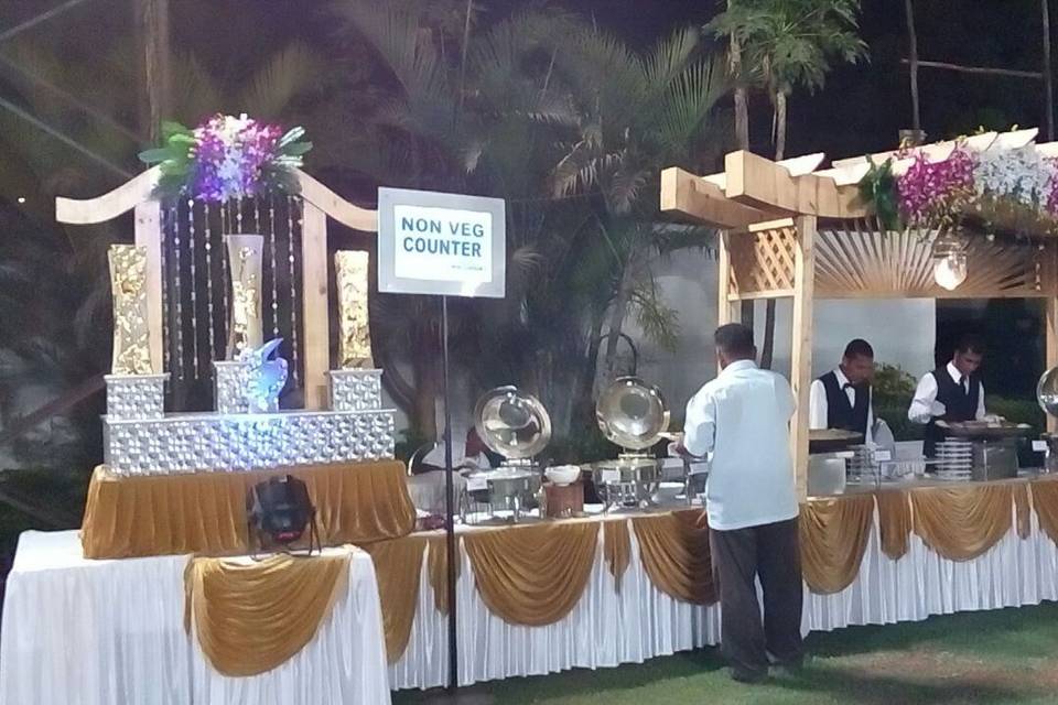Catering counter