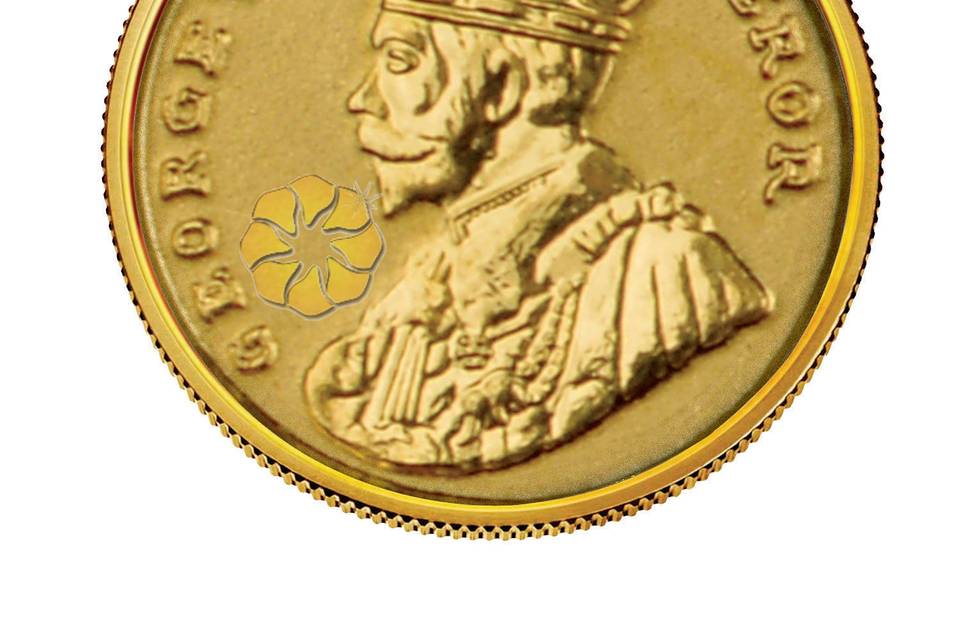 King gold coin