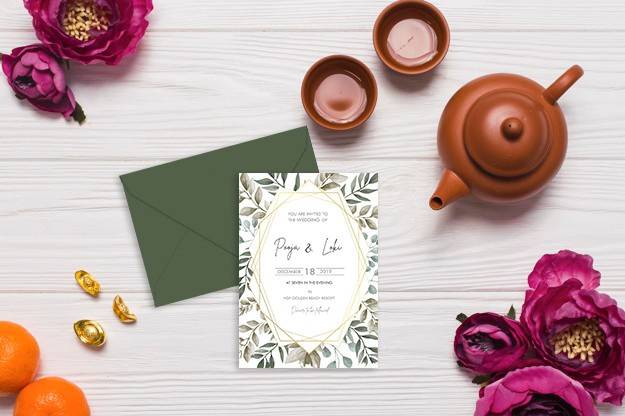 DESIGNER WEDDING INVITE