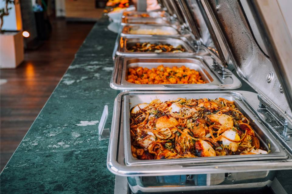 Catering setup
