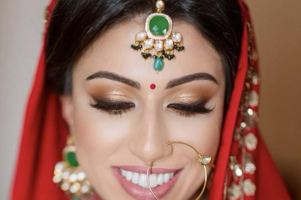 Classic bridal makeup