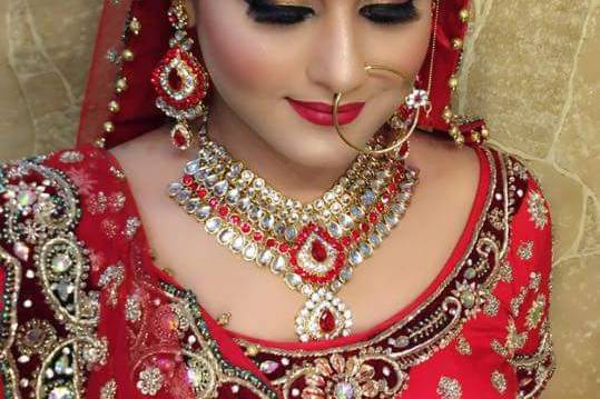 Bridal makeup