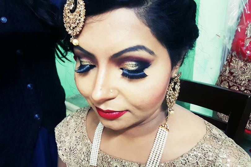 Bridal makeup